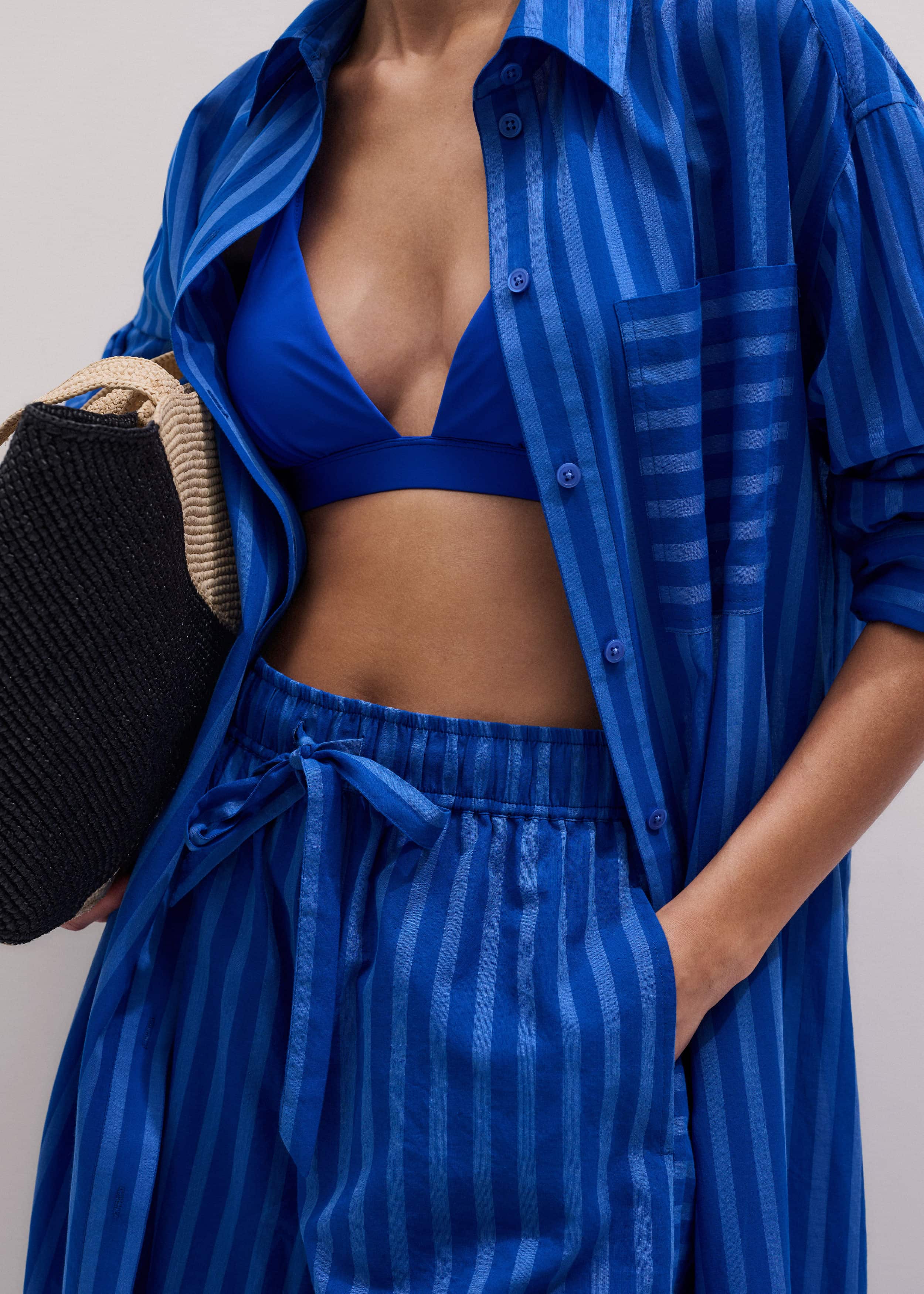 Blue Striped Beach Set meandem