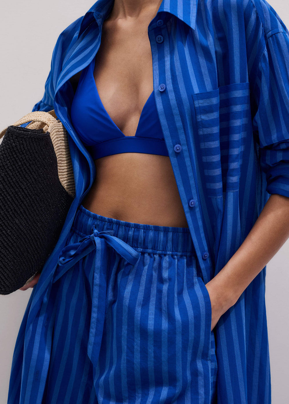 Blue Striped Beach Set meandem