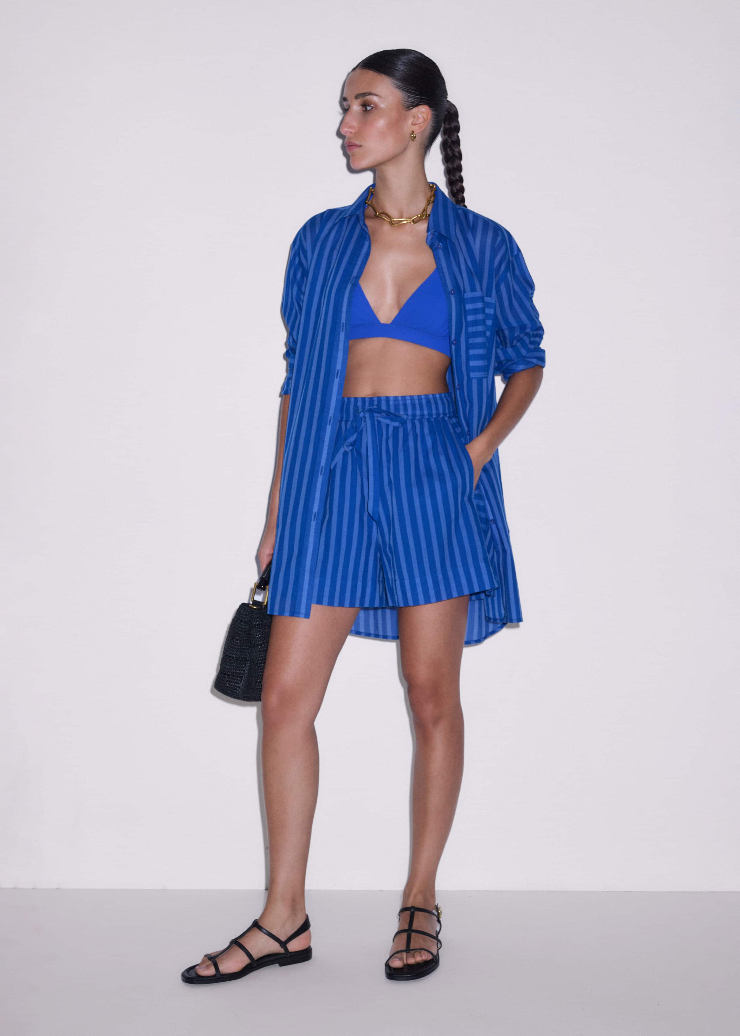 Blue Striped Beach Set meandem
