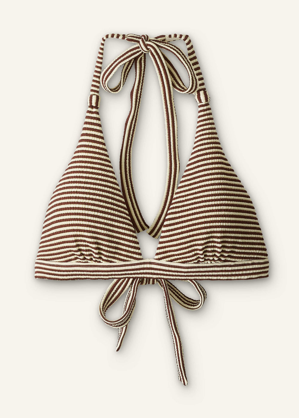 Cinnamon Brown Halterneck Bikini Top meandem