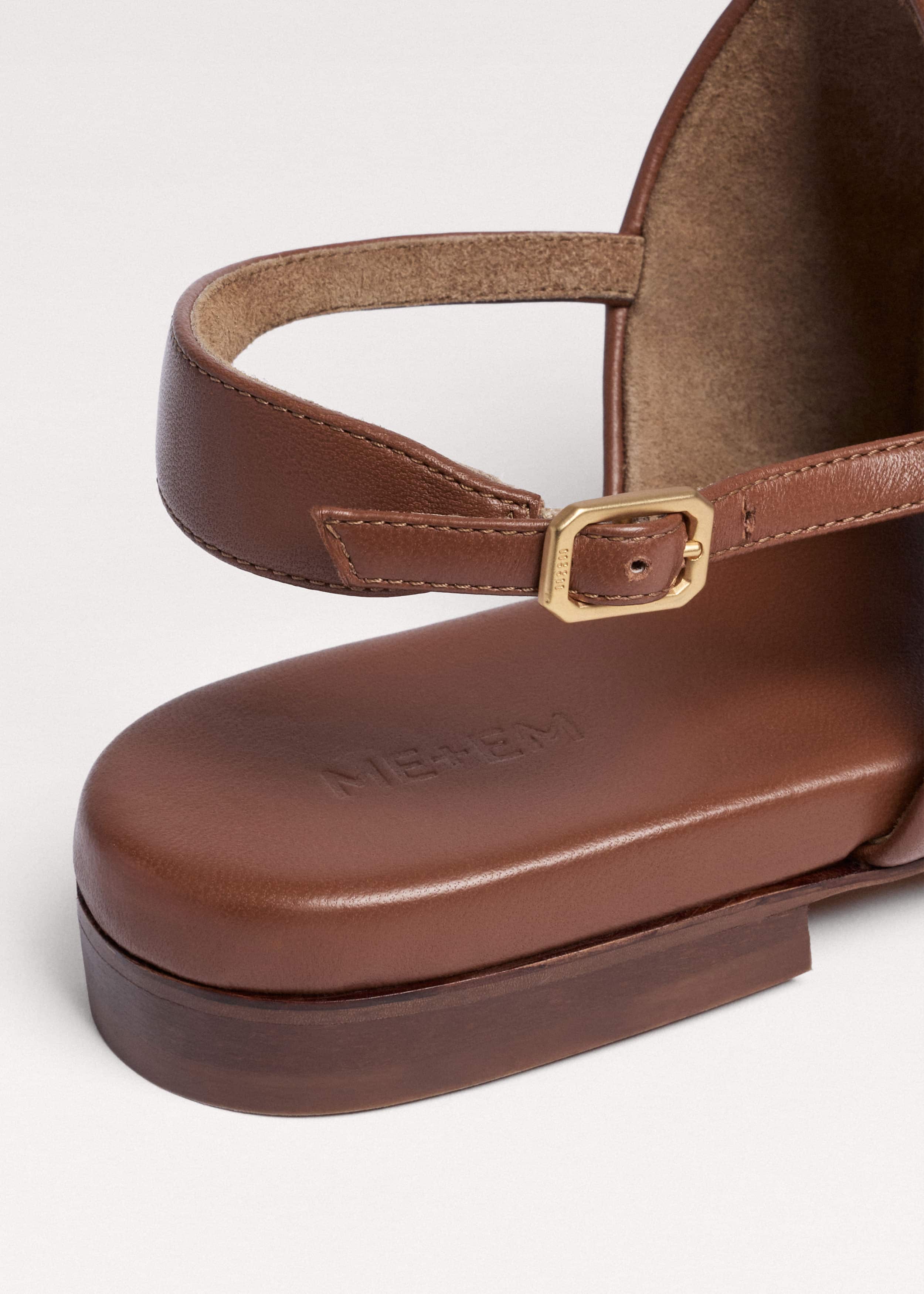 Brown Minimal Sandal meandem