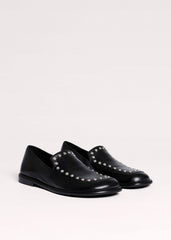 Black Stud Travel Loafer meandem