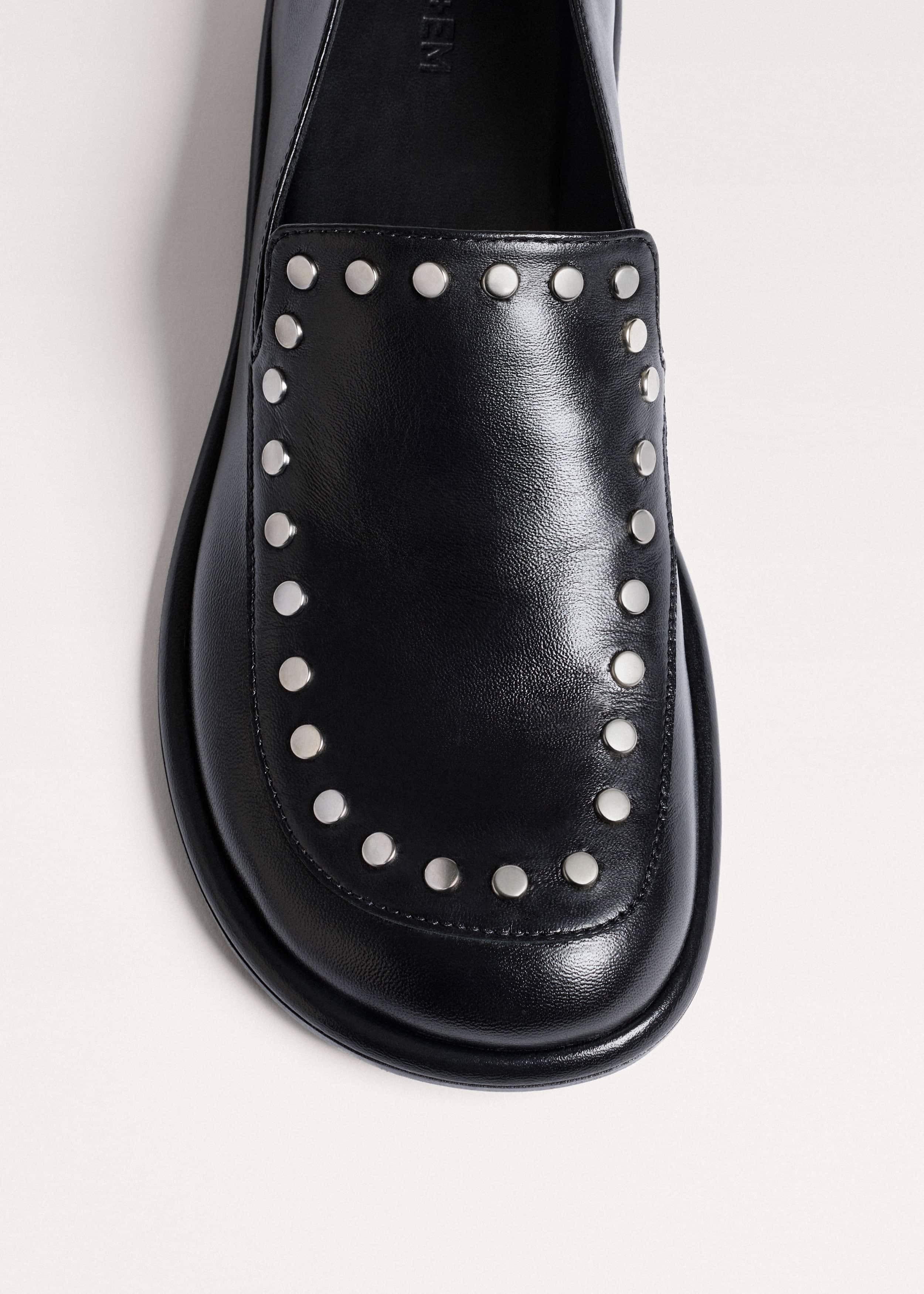 Black Stud Travel Loafer meandem