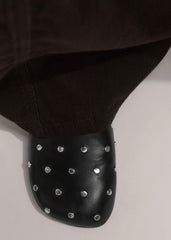 Black Studded Slipper meandem