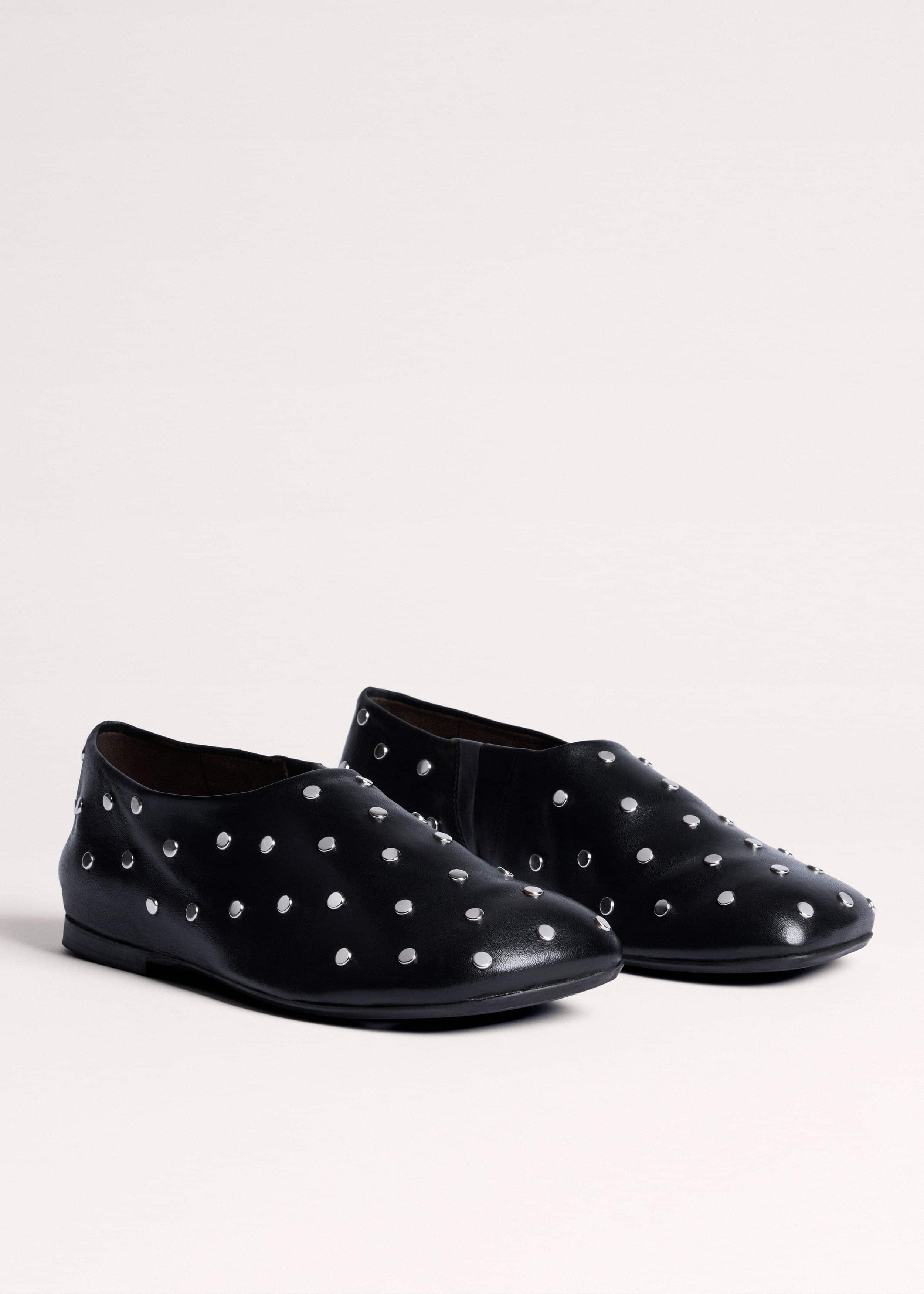 Black Studded Slipper meandem