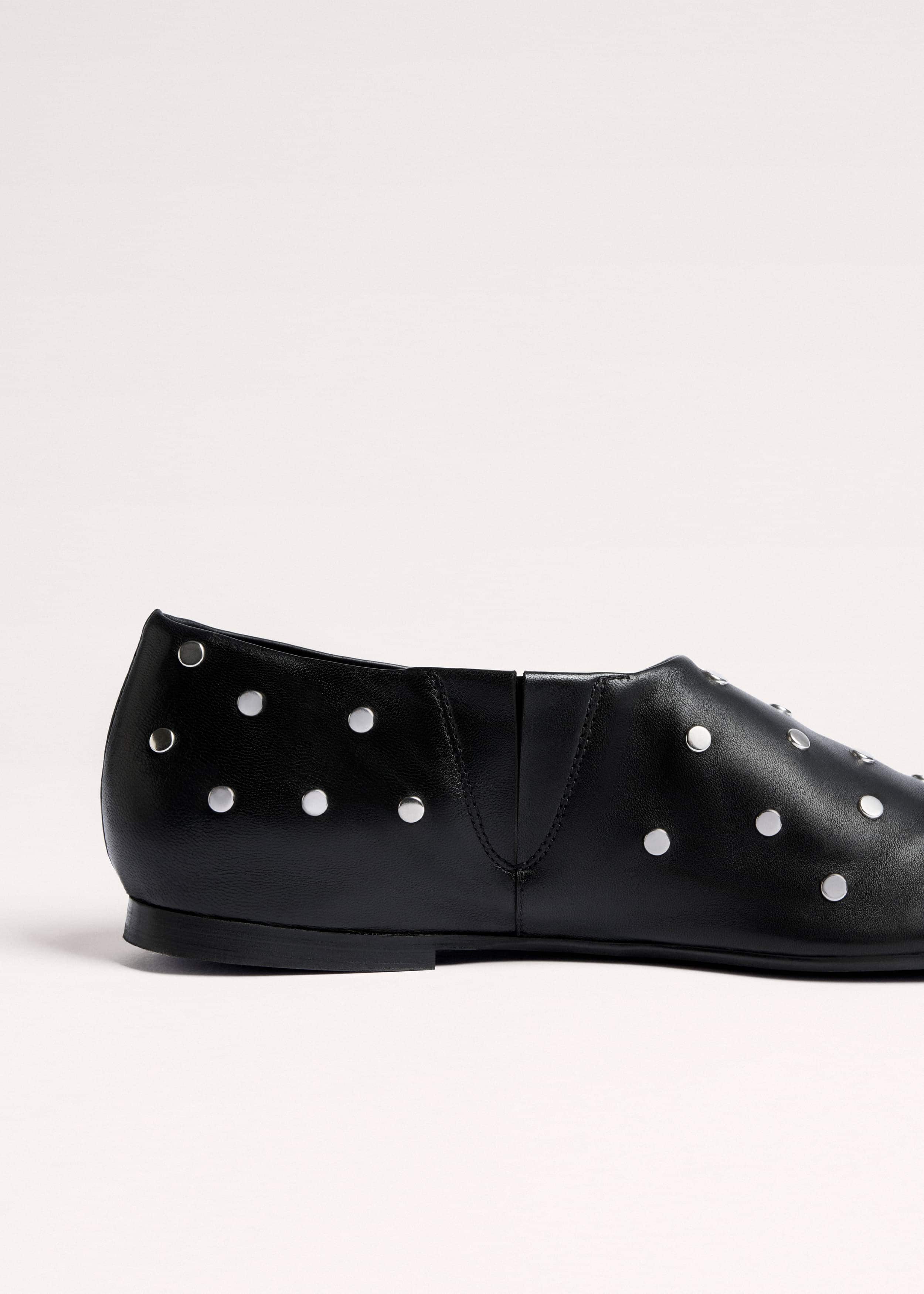 Black Studded Slipper meandem