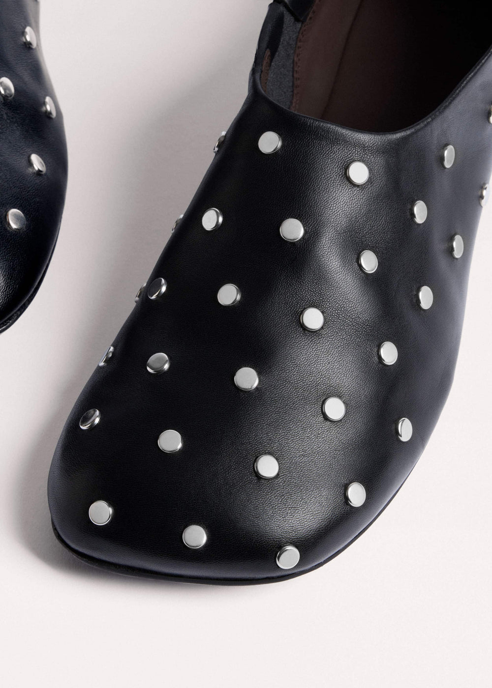 Black Studded Slipper meandem