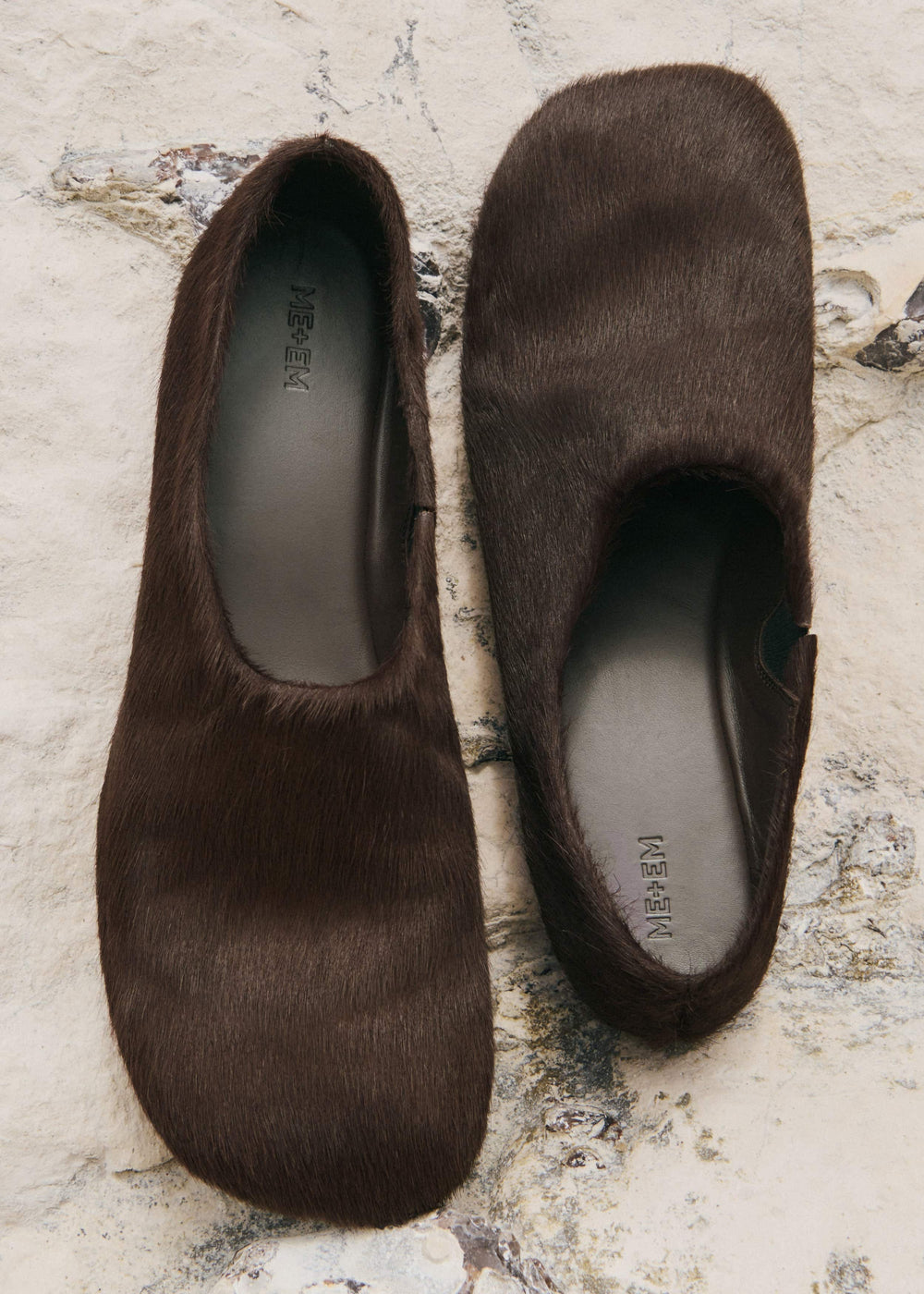 Brown Asymmetric Slipper meandem