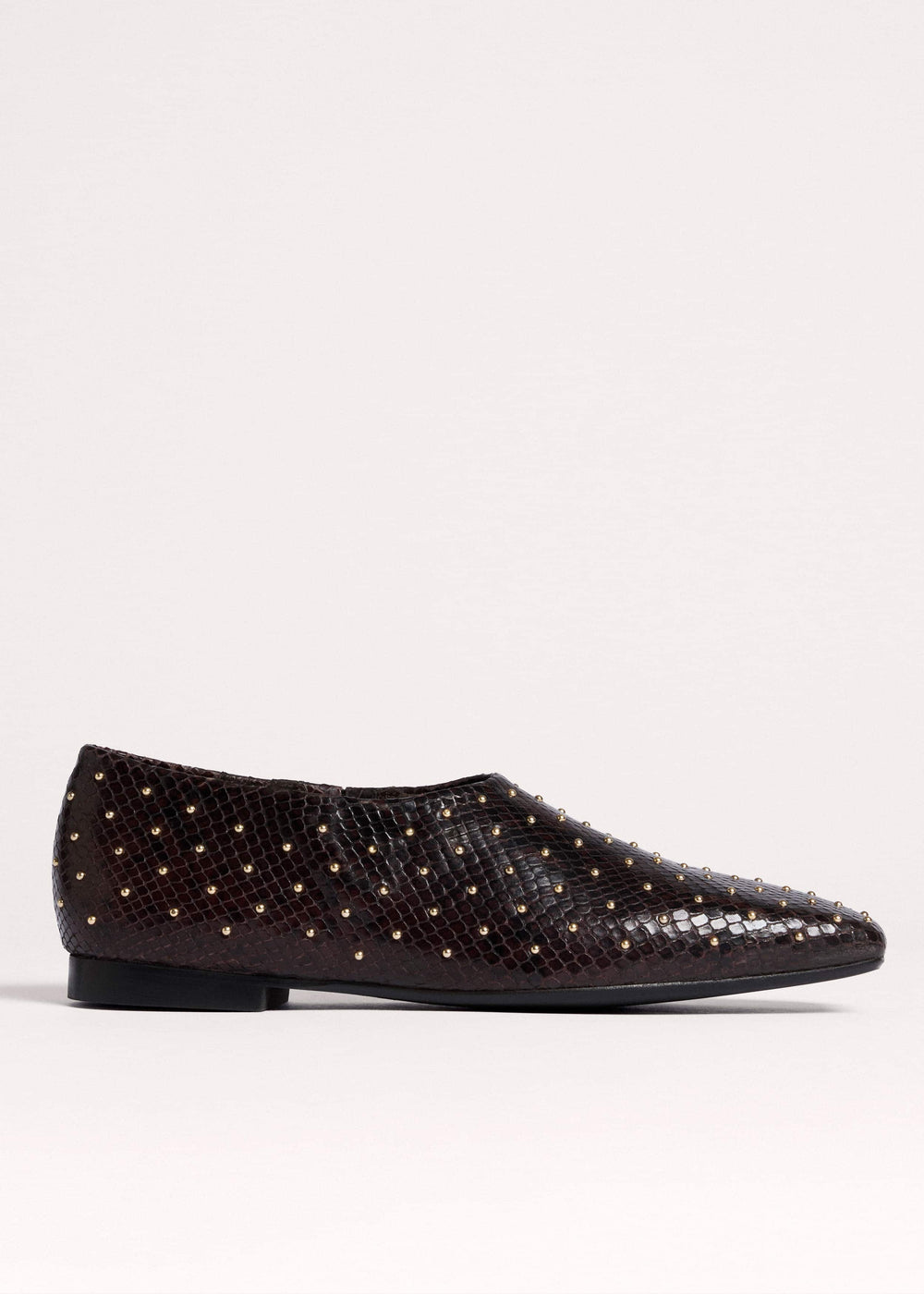 Brown Square Toe Slipper meandem