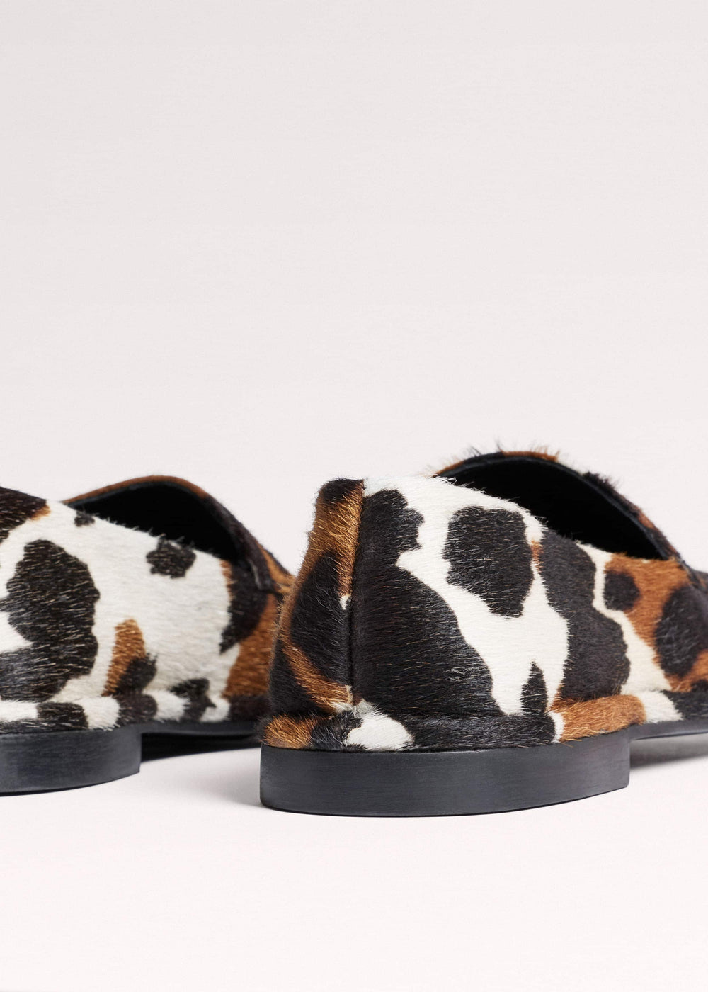 Brown Cow Print Travel Loafer meandem