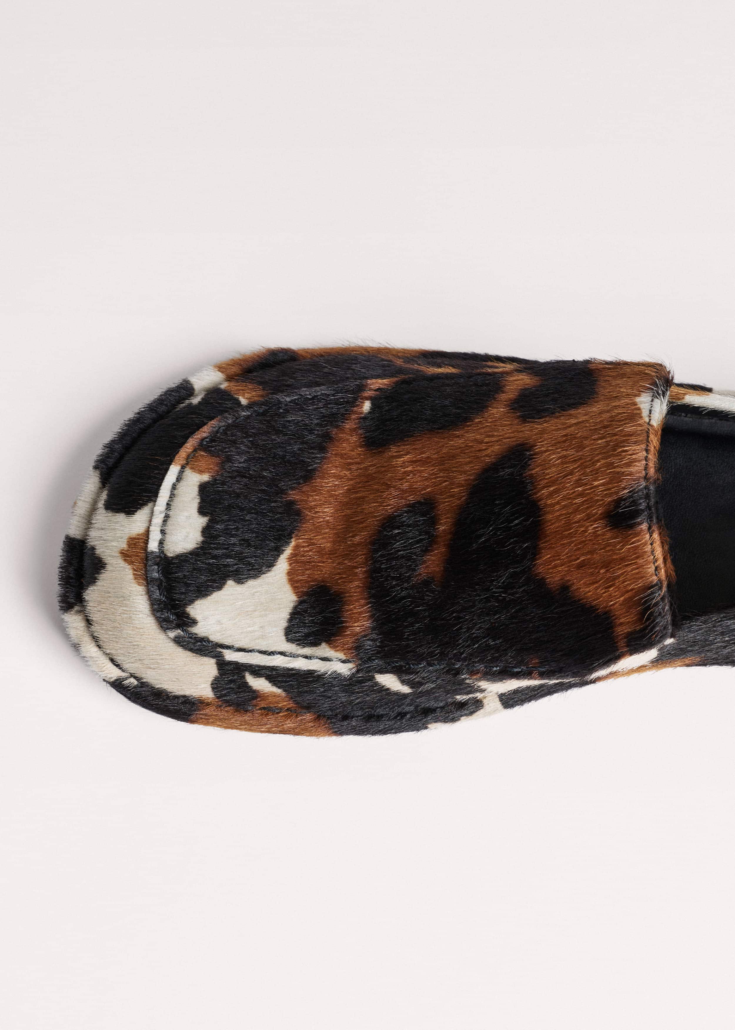 Brown Cow Print Travel Loafer meandem