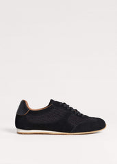 Black Mesh Retro Runner Sneaker meandem