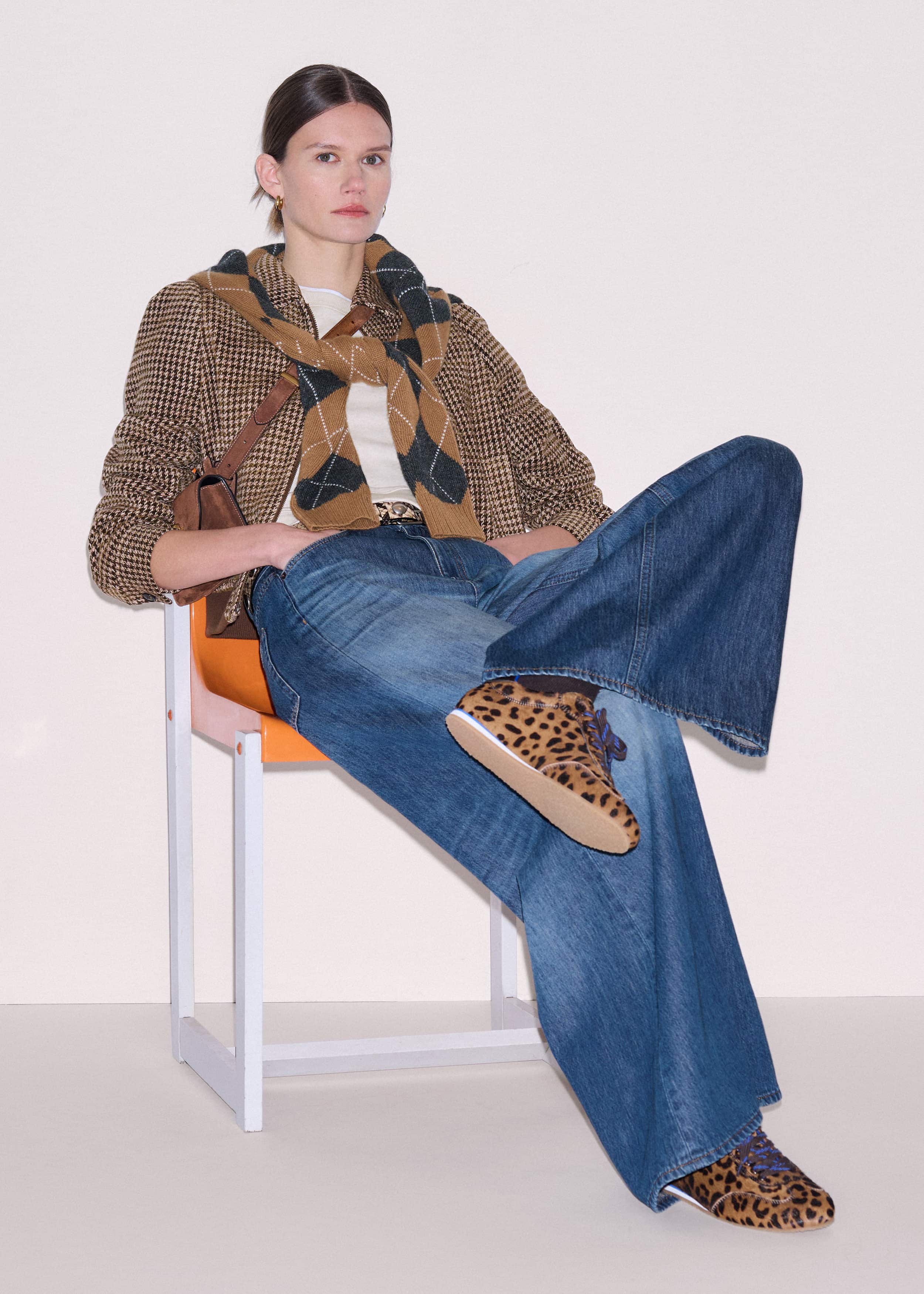 Brown Leopard Print Retro Runner meandem