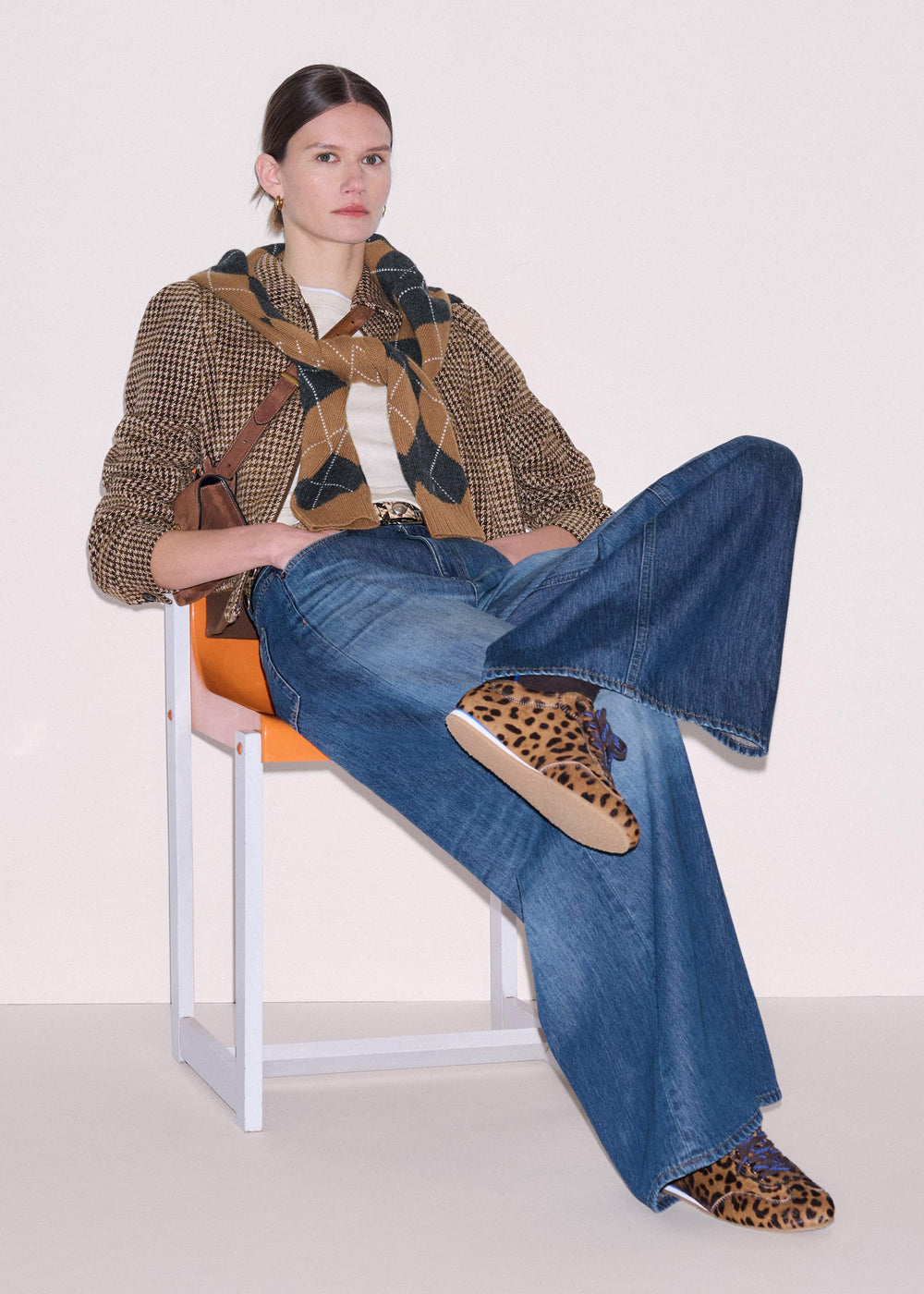 Brown Leopard Print Retro Runner meandem
