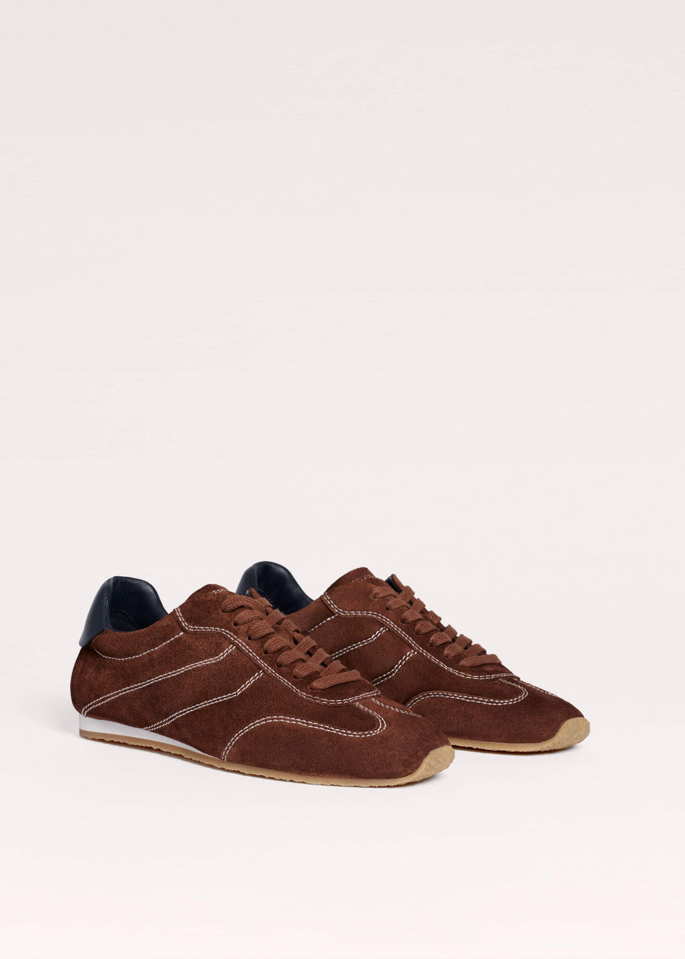 Brown Retro Runner Sneaker meandem