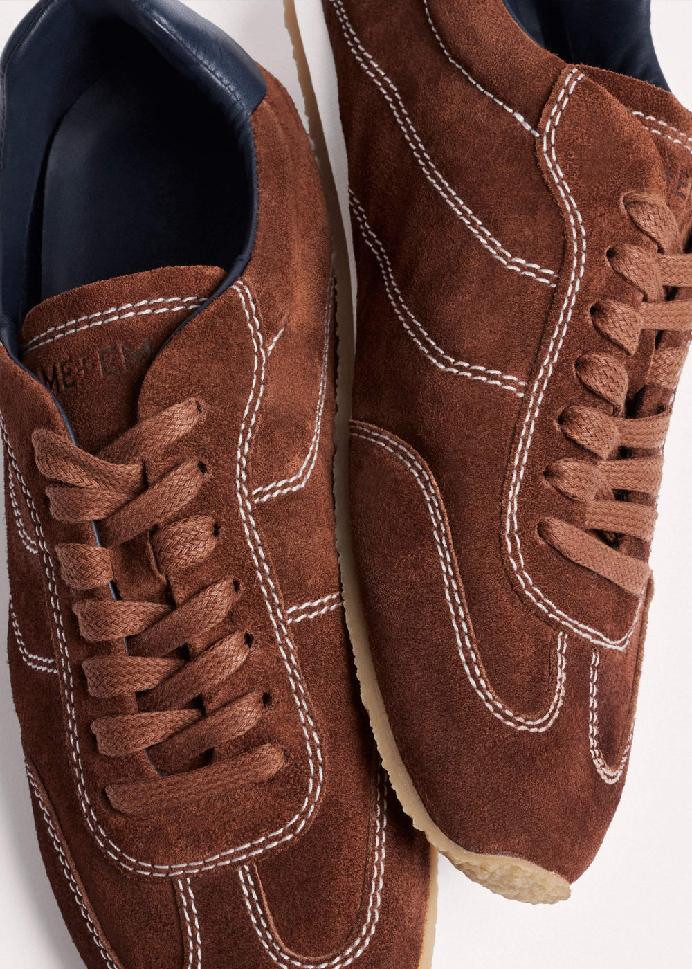 Brown Retro Runner Sneaker meandem
