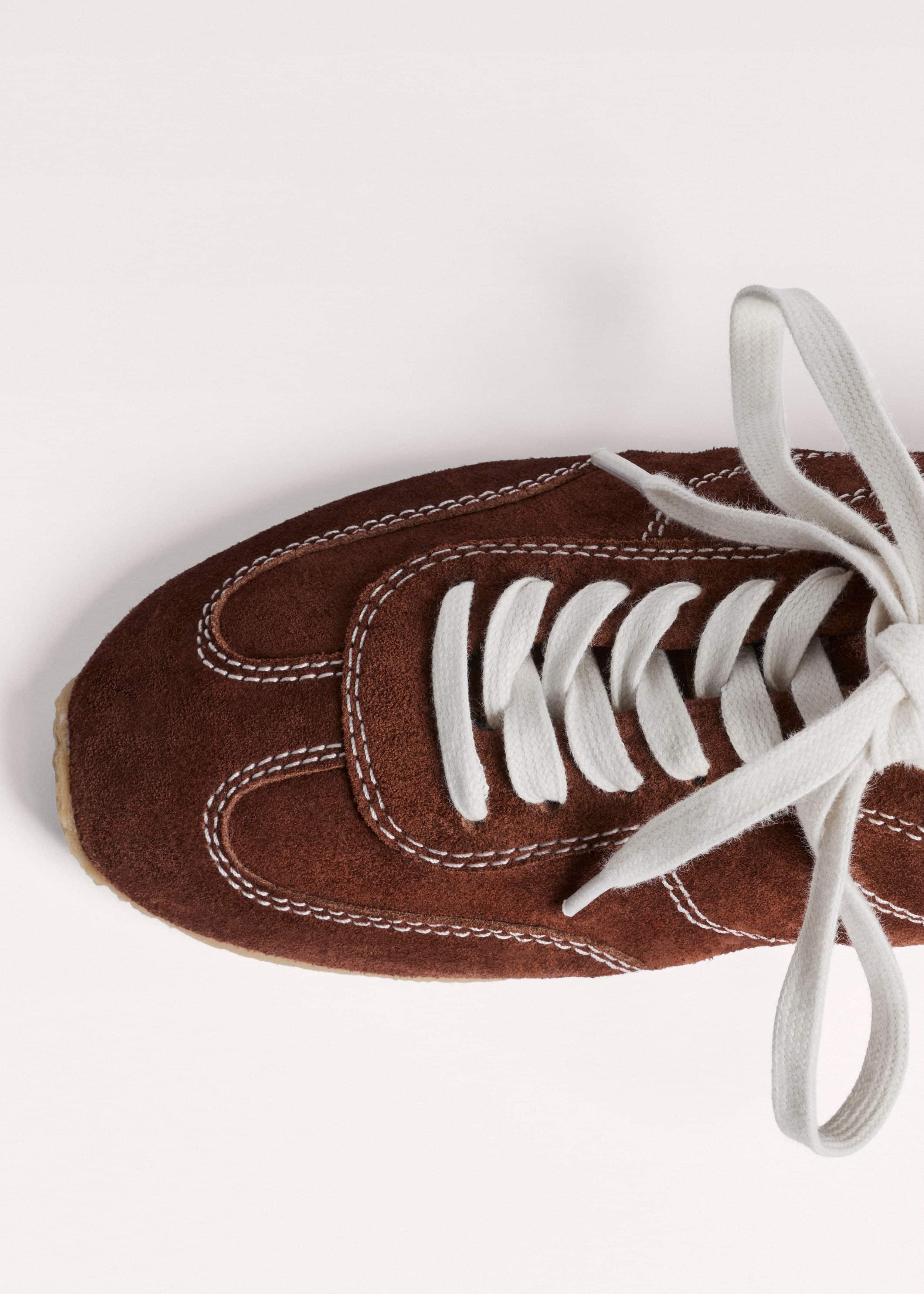 Brown Retro Runner Sneaker meandem