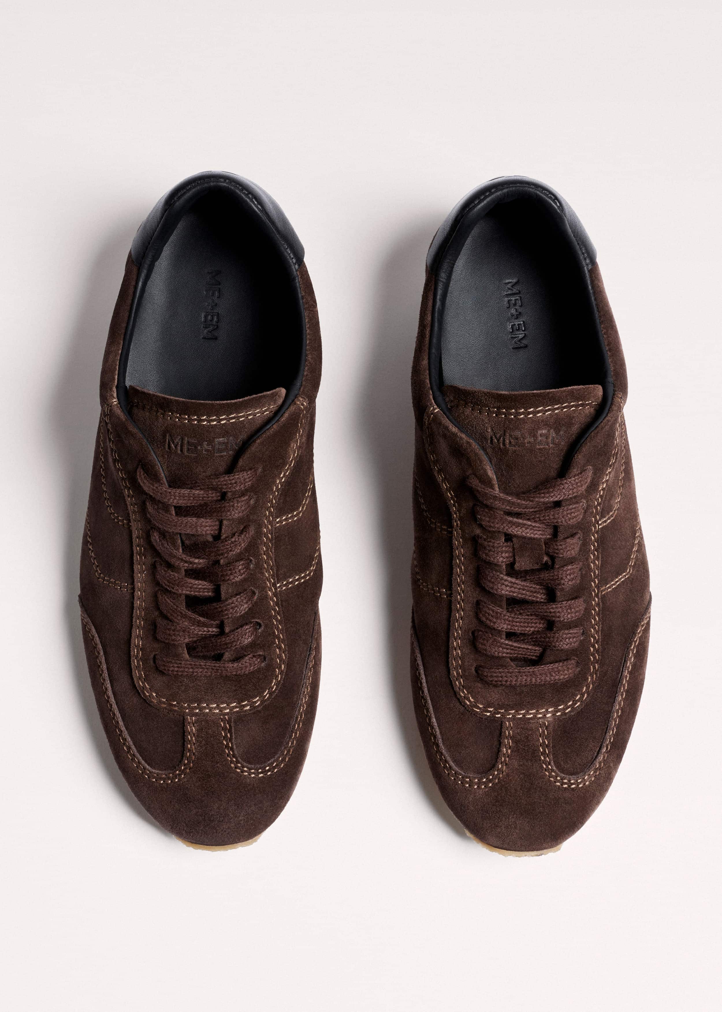 Brown Retro Runner Sneaker meandem
