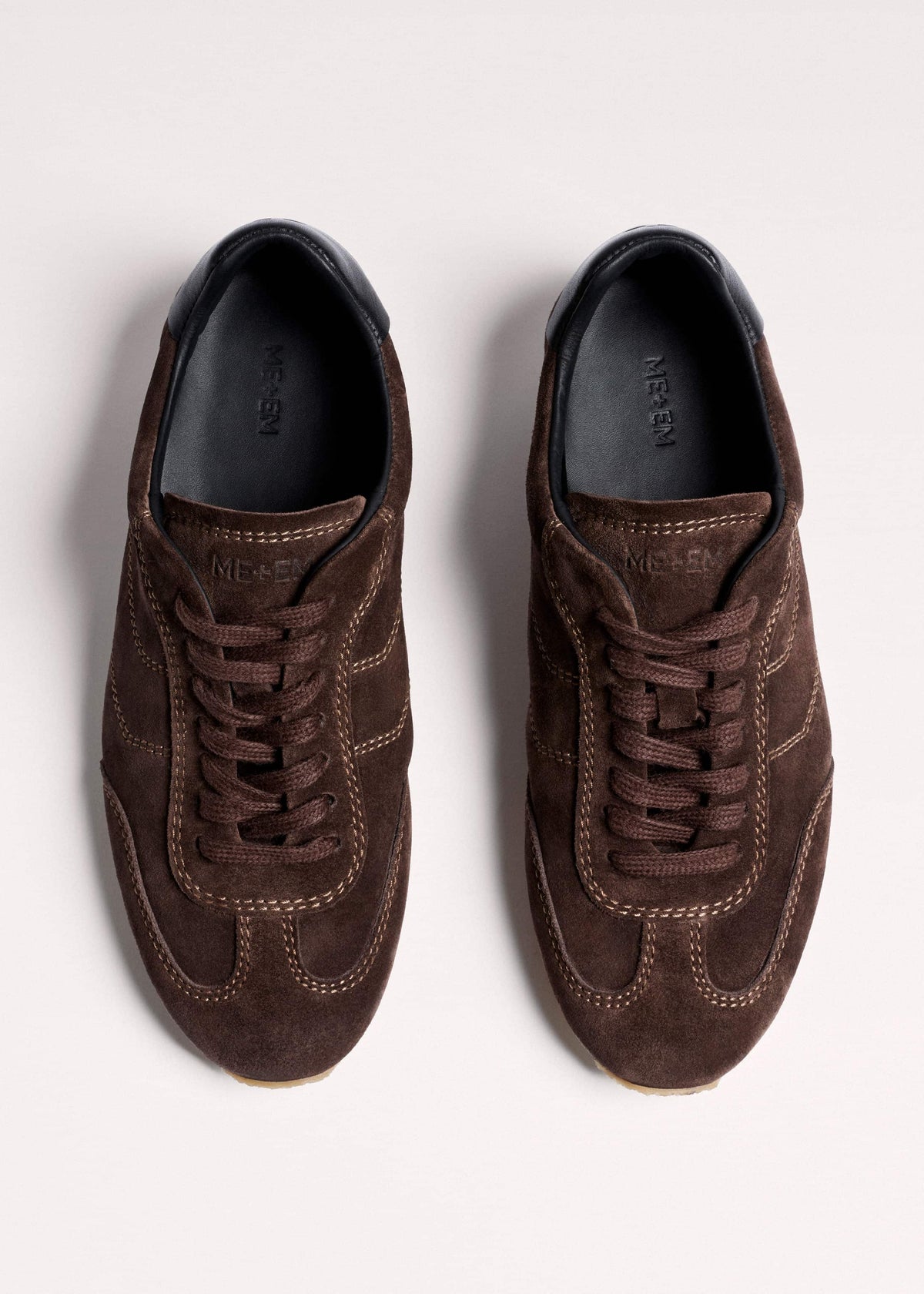 Brown Retro Runner Sneaker meandem