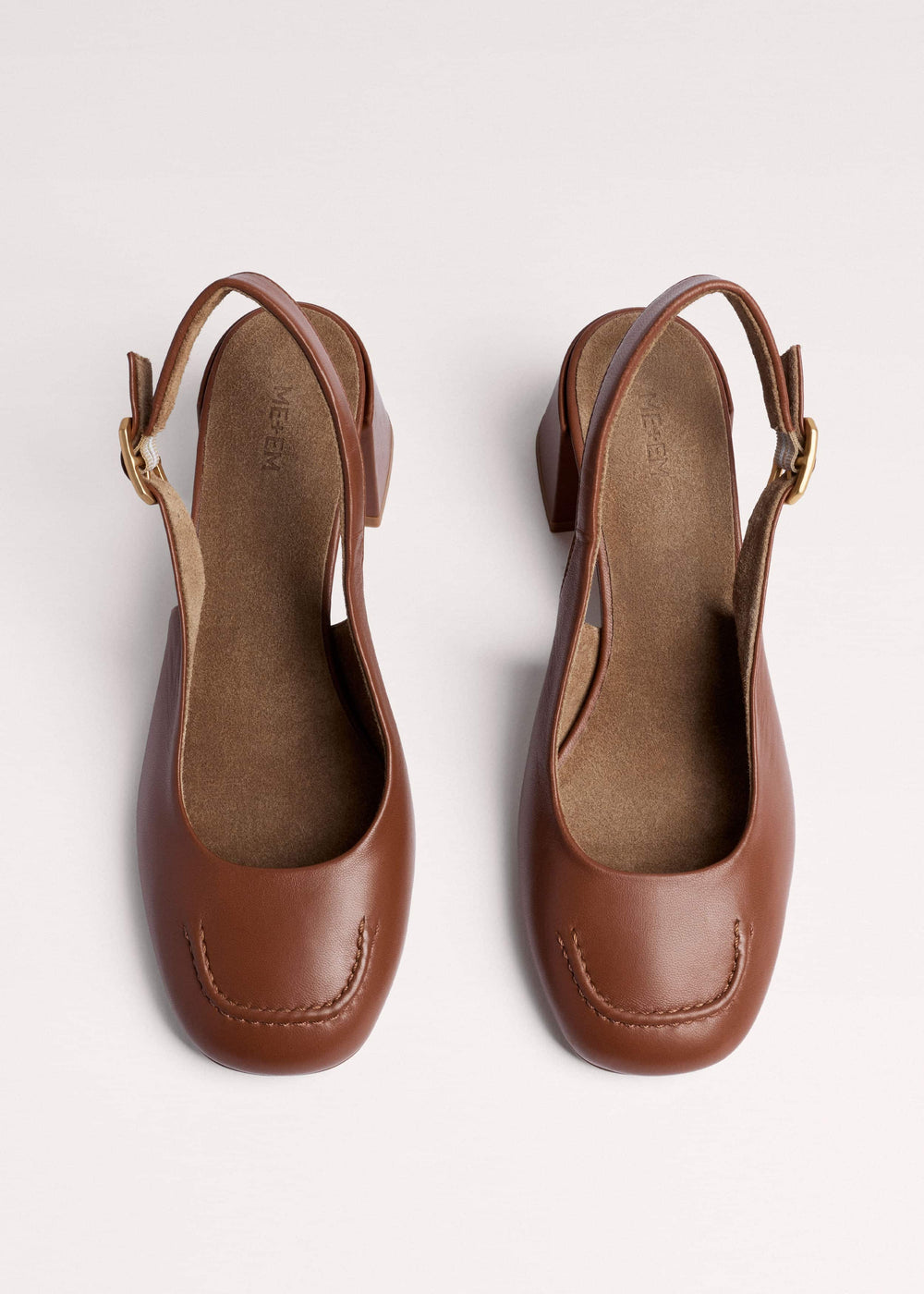 Brown Occasion Slingback meandem