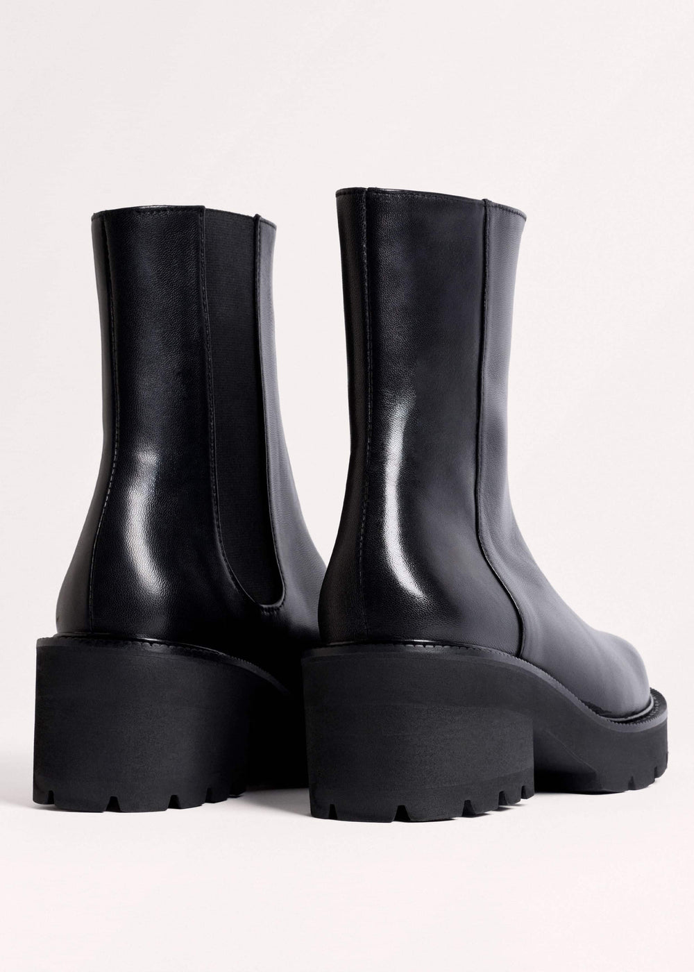 Black Zip Front Boot meandem