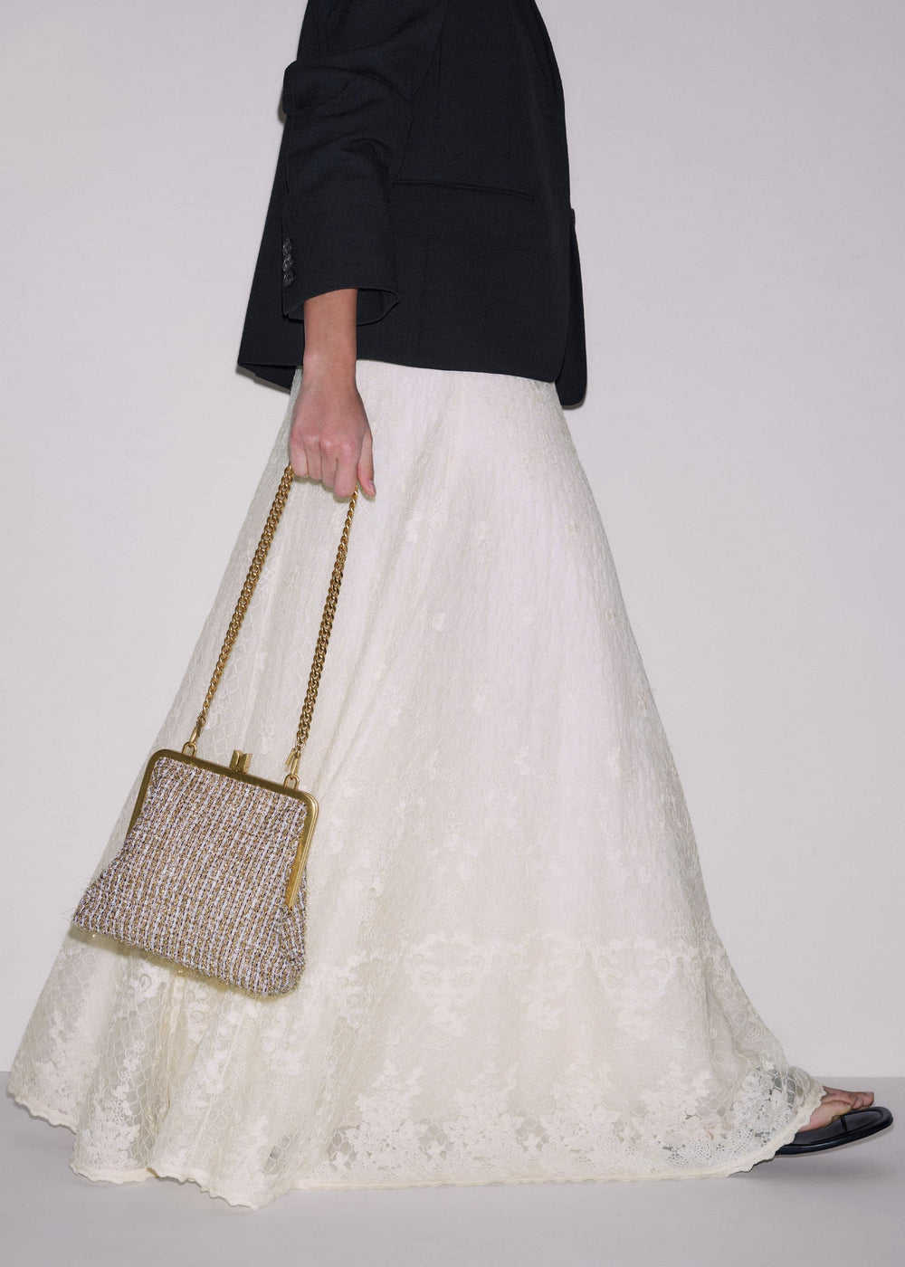 Gold Tweed AM-PM Crossbody Bag meandem