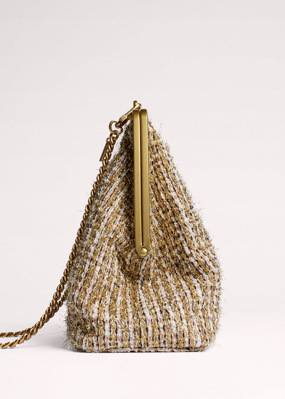 Gold Tweed AM-PM Crossbody Bag meandem