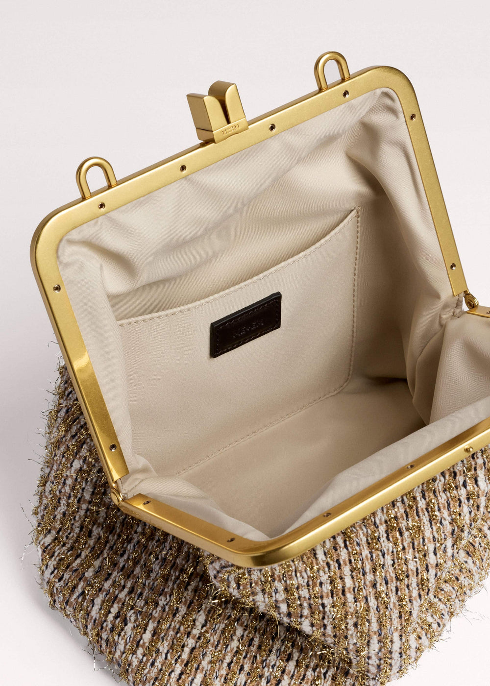 Gold Tweed AM-PM Crossbody Bag meandem