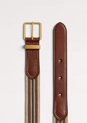 Brown Elastic Stretch Belt meandem