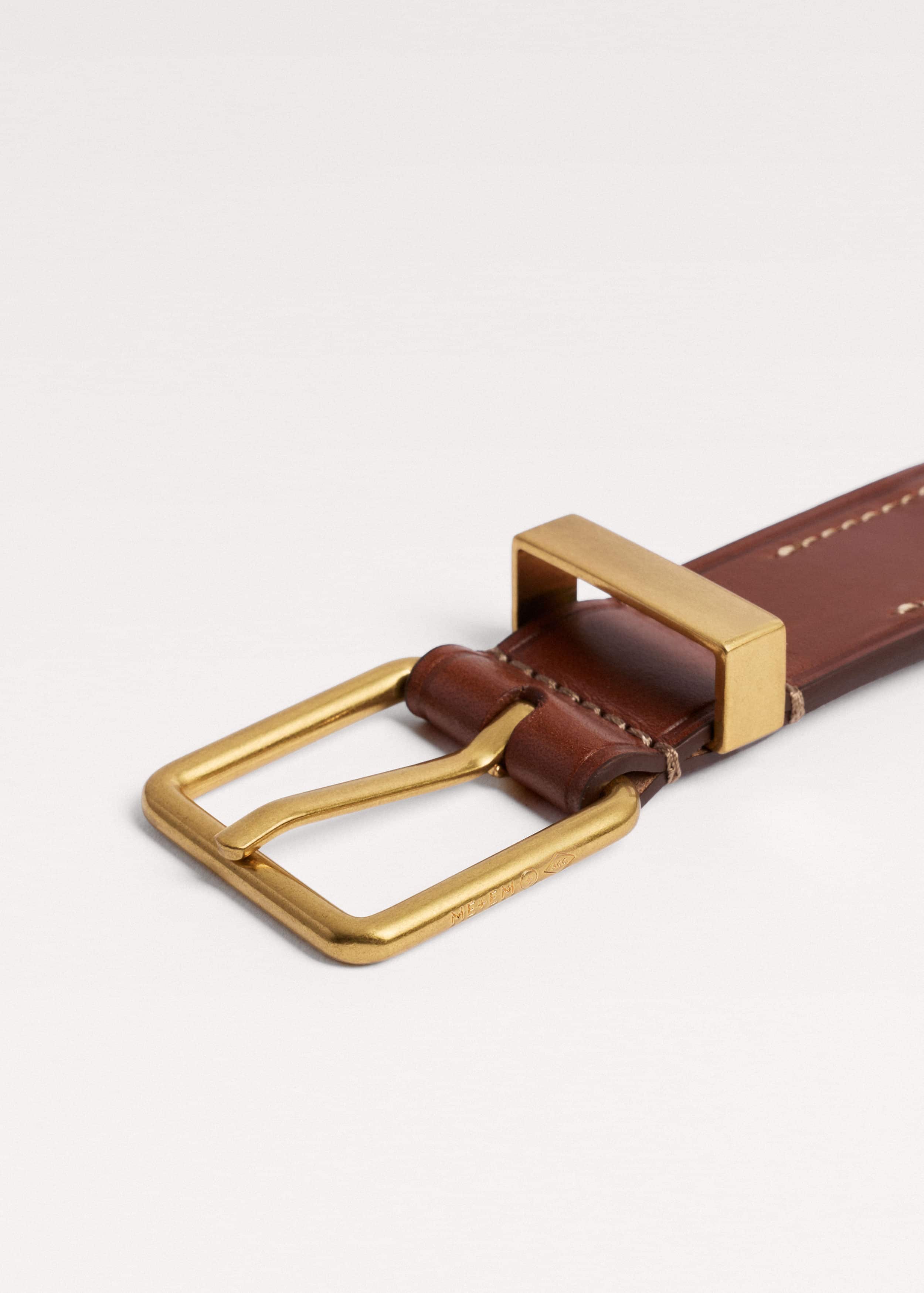 Brown Elastic Stretch Belt meandem