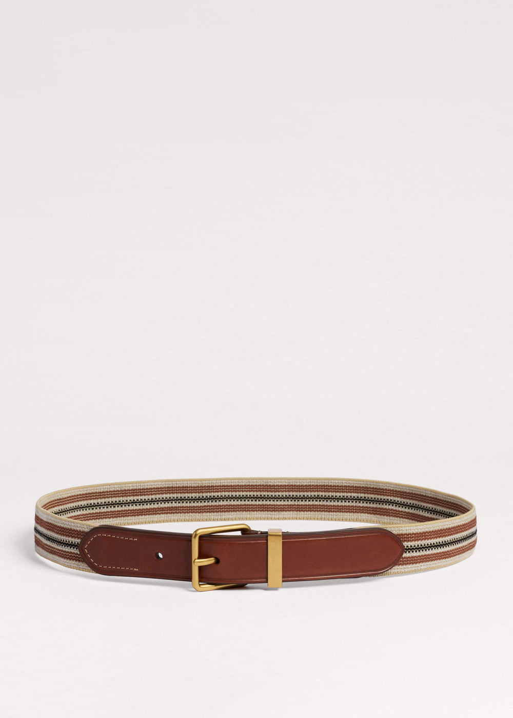 Brown Elastic Stretch Belt meandem