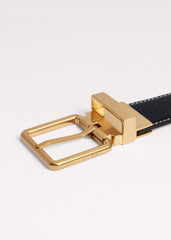 Black + Tan Reversible Belt meandem
