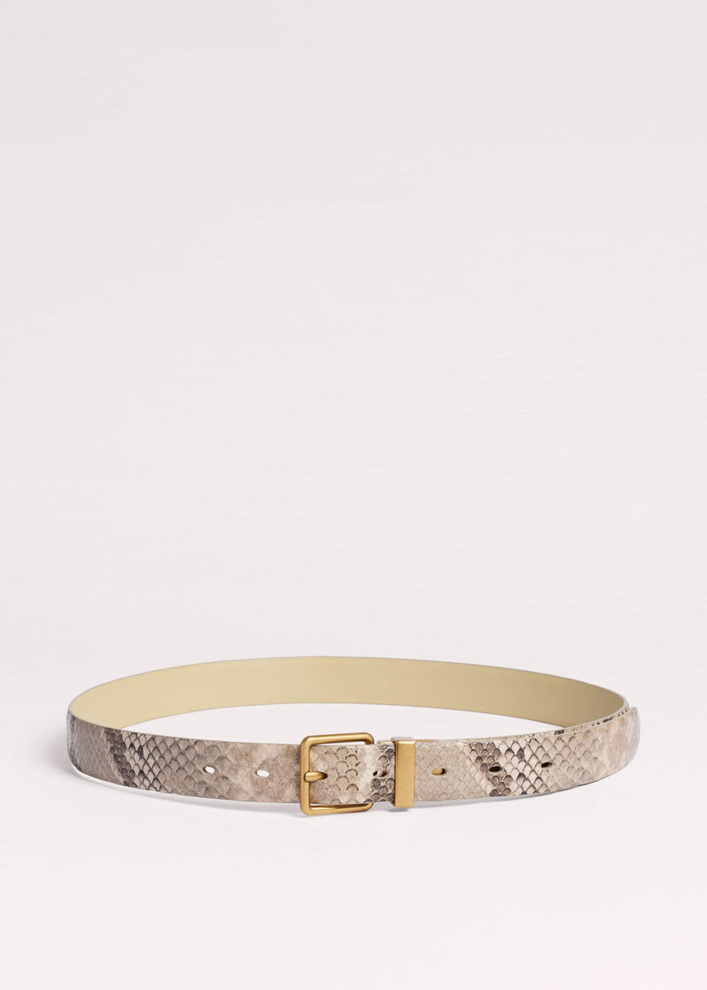Snake Print Reversible Belt meandem
