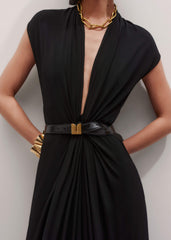 Black Reversible Belt meandem