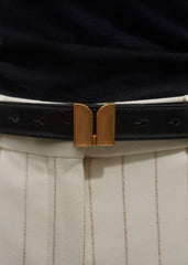 Black Reversible Belt meandem