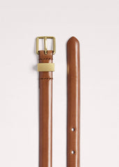 Brown Skinny Belt meandem