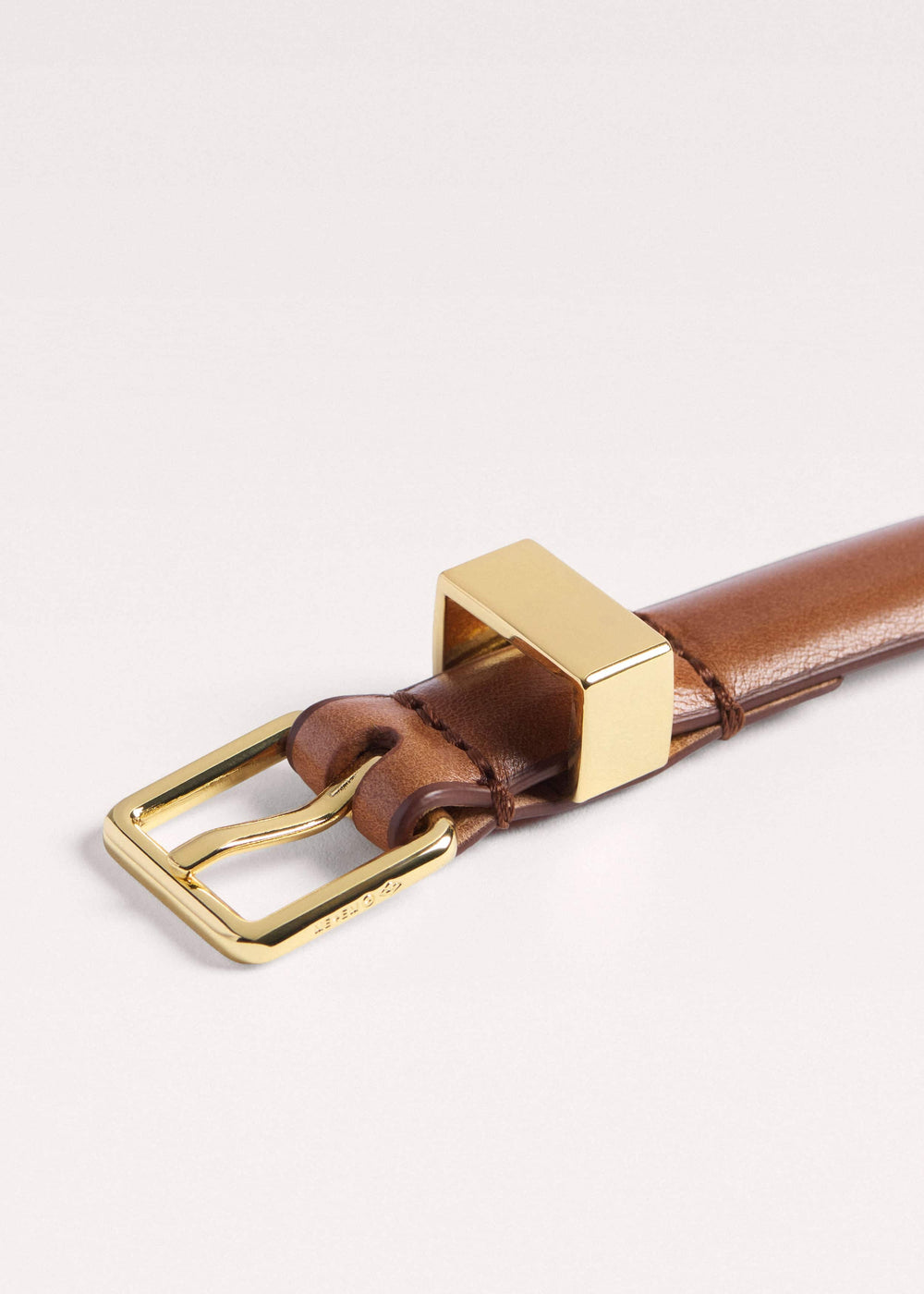 Brown Skinny Belt meandem