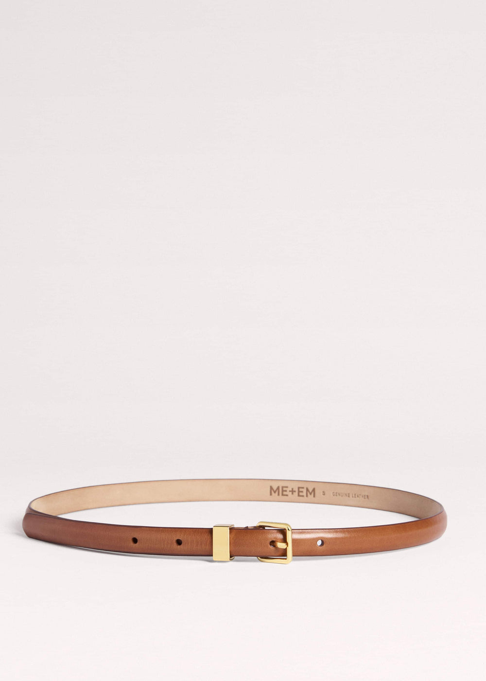 Brown Skinny Belt meandem