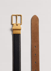 Black Reversible Belt meandem