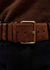 Brown Extra Wide Waisted Belt meandem