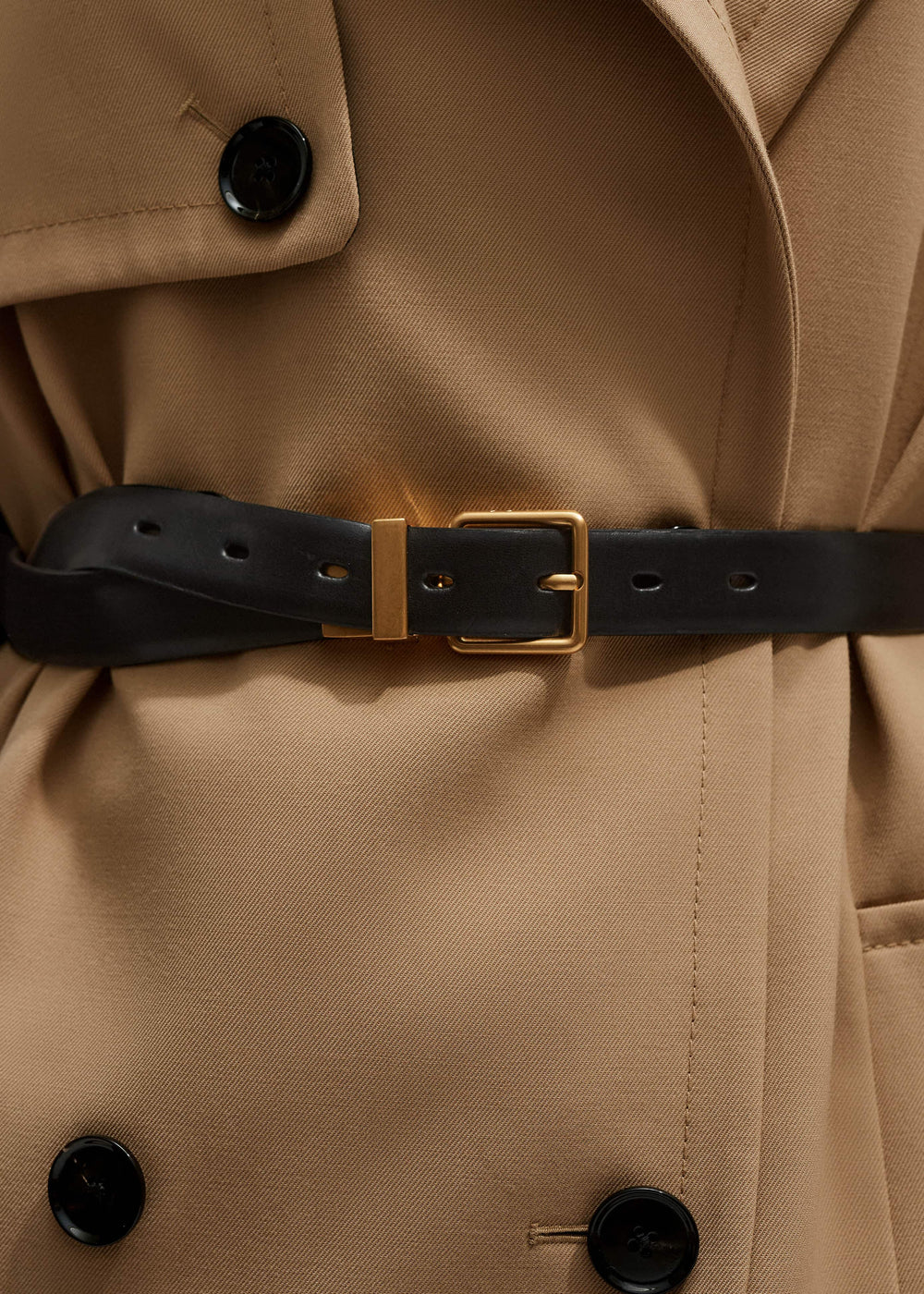 Black Reversible Belt meandem