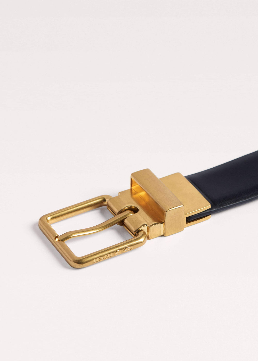 Black Reversible Belt meandem