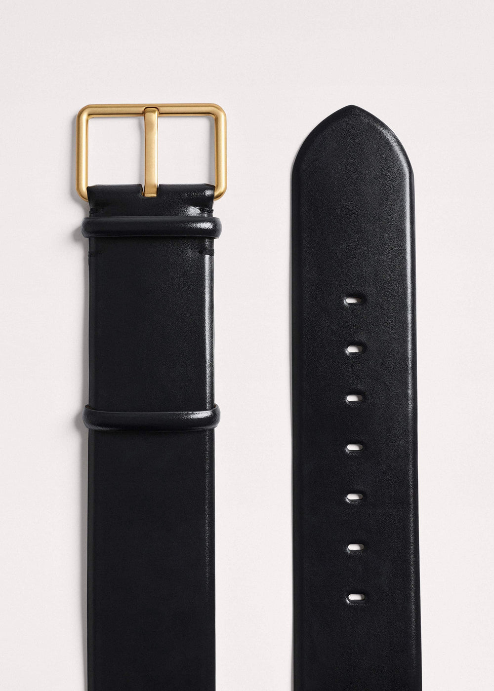 Black Extra Wide Waisted Belt meandem