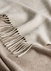 Cream Cashmere Blend Travel Scarf meandem