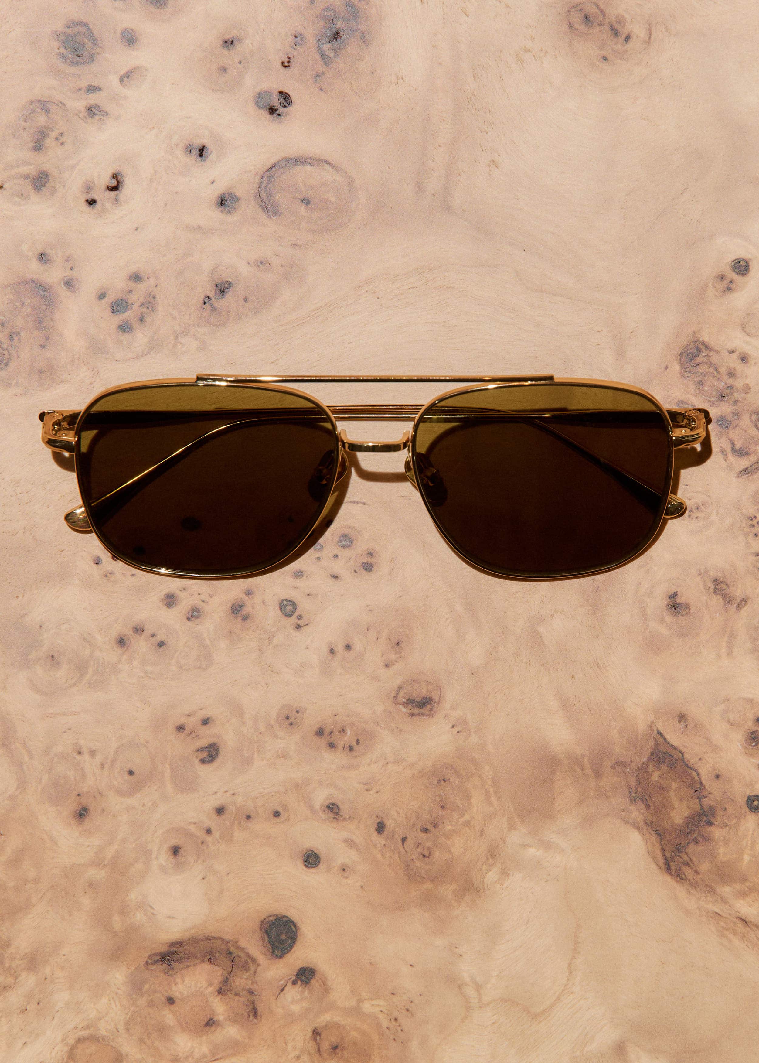 Olive Aviator Sunglasses meandem