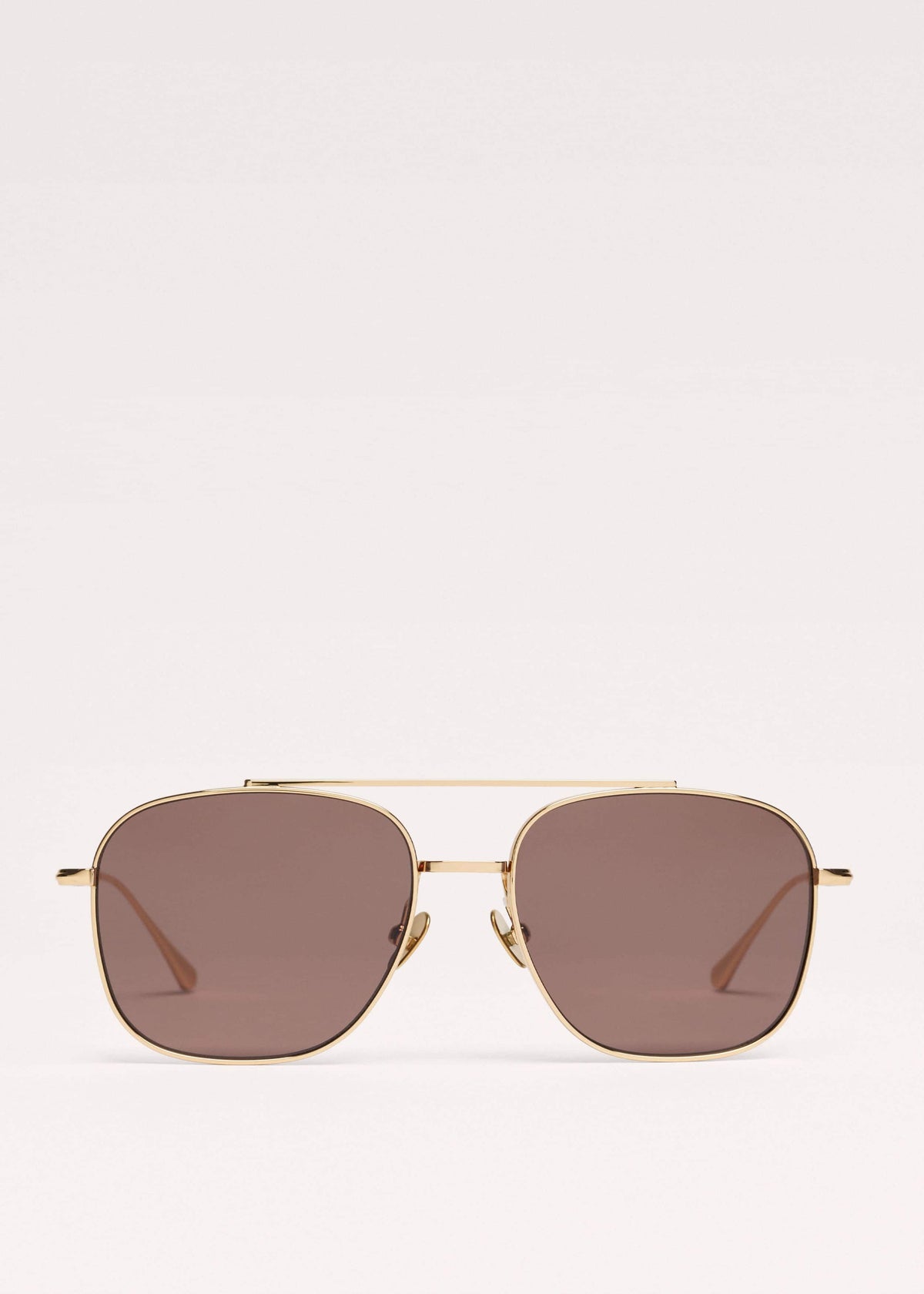 Chocolate Brown Aviator Sunglasses meandem