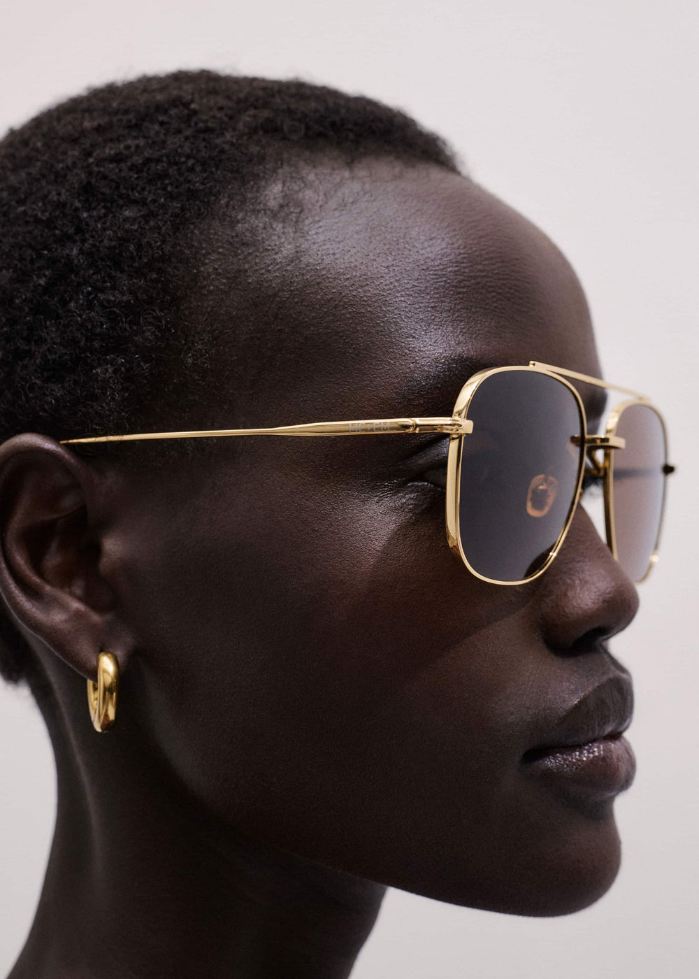 Chocolate Brown Aviator Sunglasses meandem