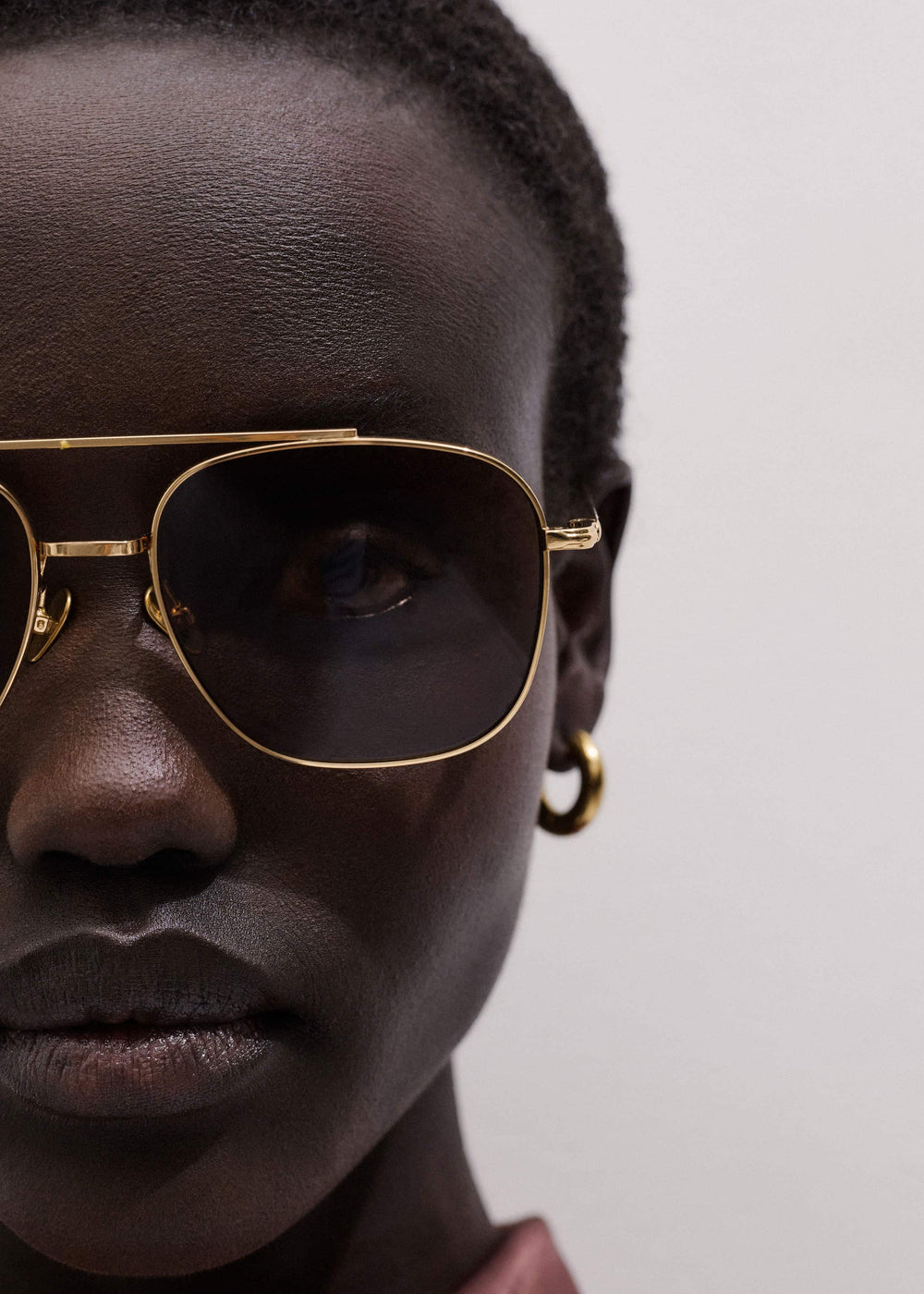 Chocolate Brown Aviator Sunglasses meandem