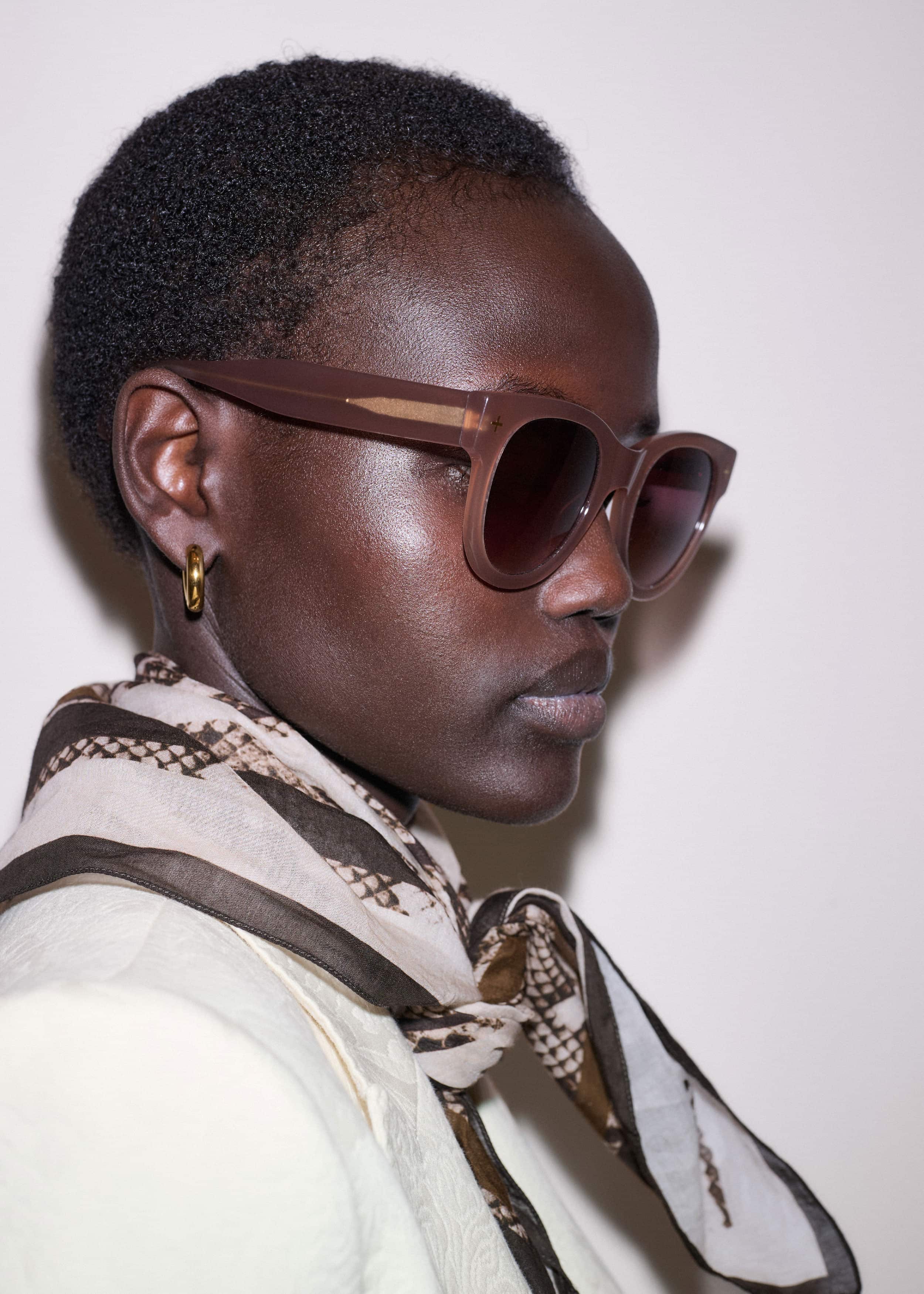 Nude D Frame Sunglasses meandem