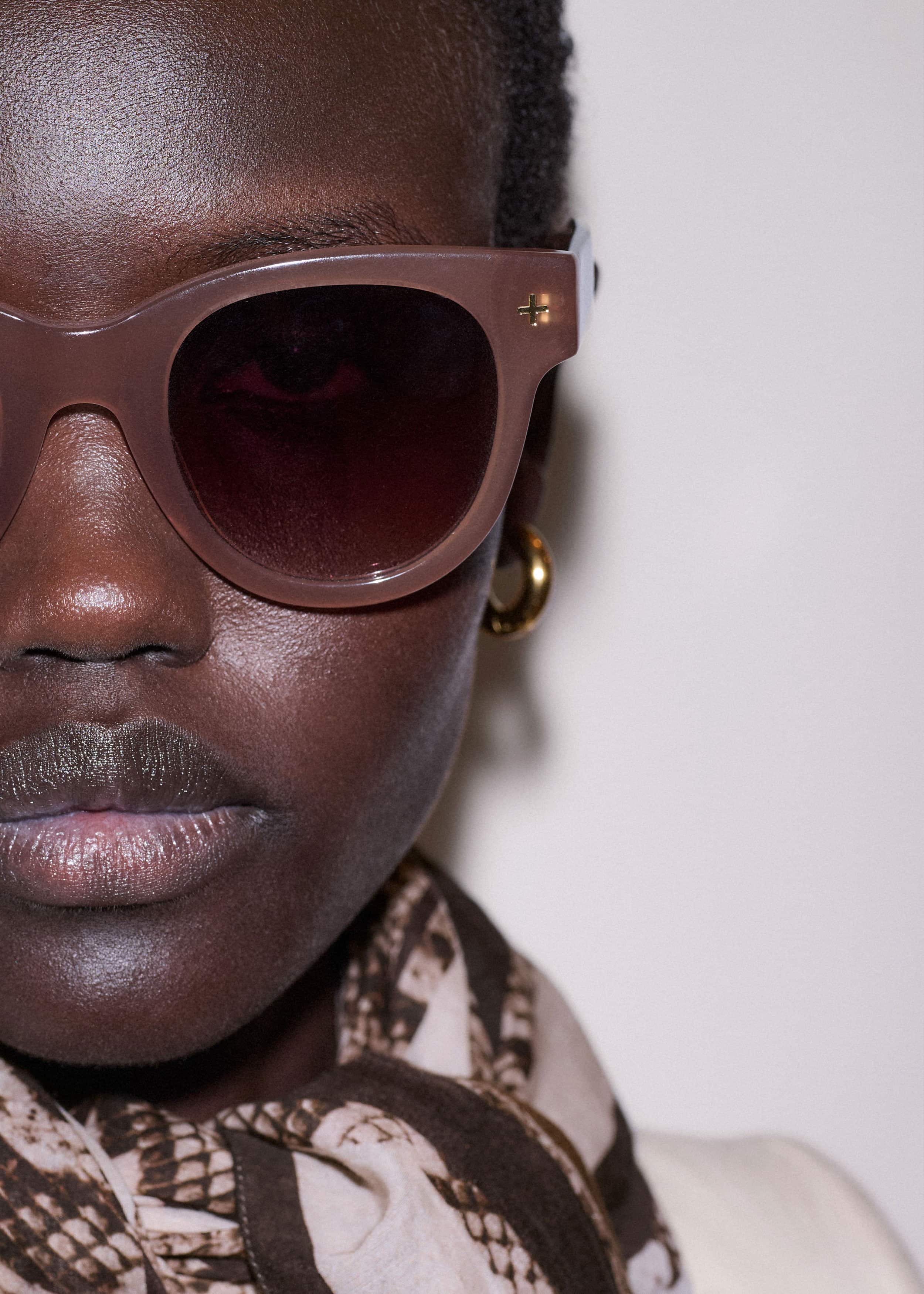 Nude D Frame Sunglasses meandem